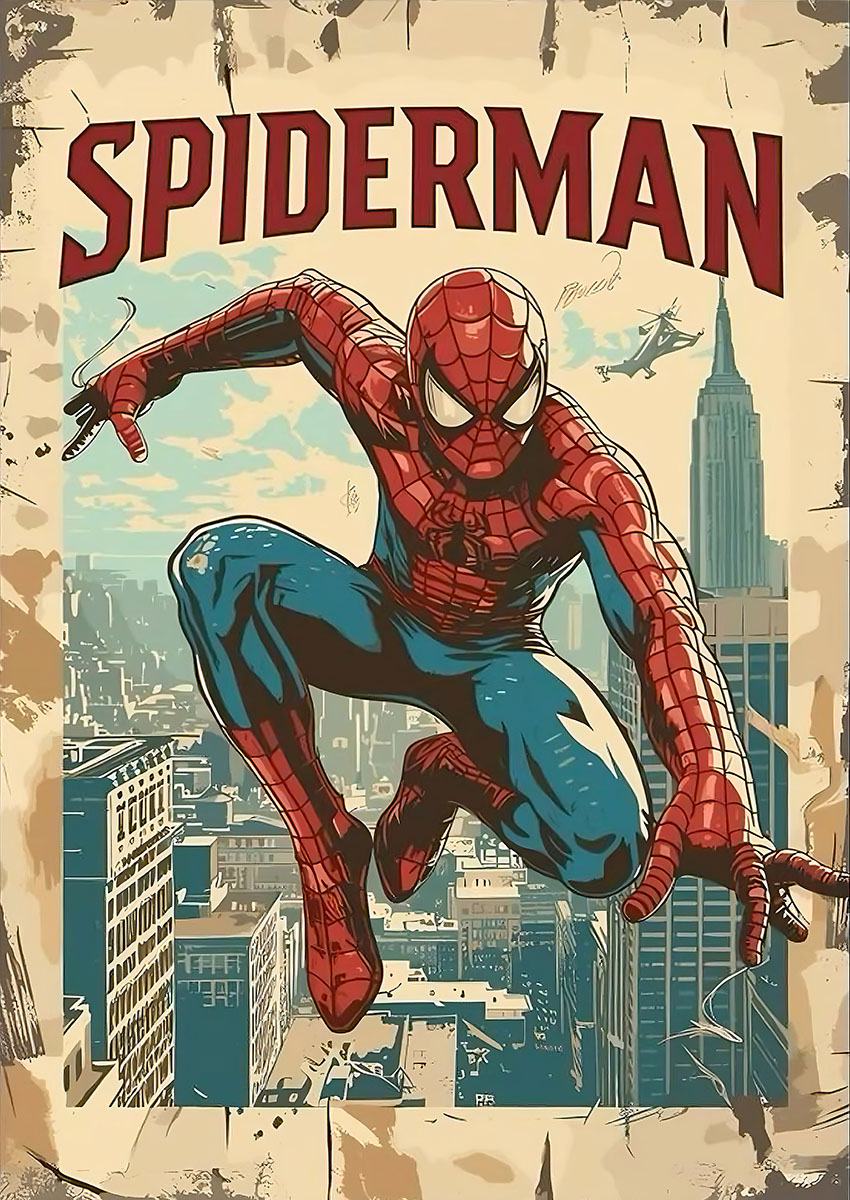 Spider-Man Canvas Print & Poster Wall Art - AI PRINT LAB